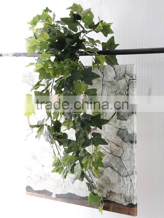 New design vivid plastic Ivy hanging leaves artificial flower for wall decoration