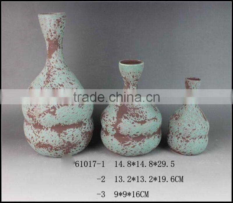 China made antique glazed cone ceramic vases