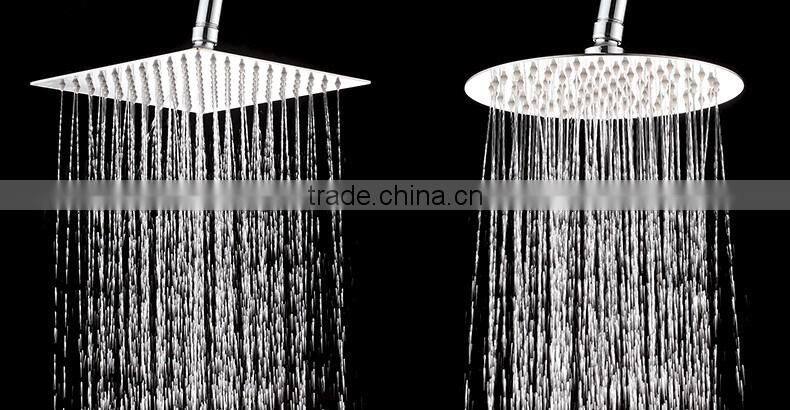 ABS chrome bathroom shower head, stainless steel shower head, waterfall shower head