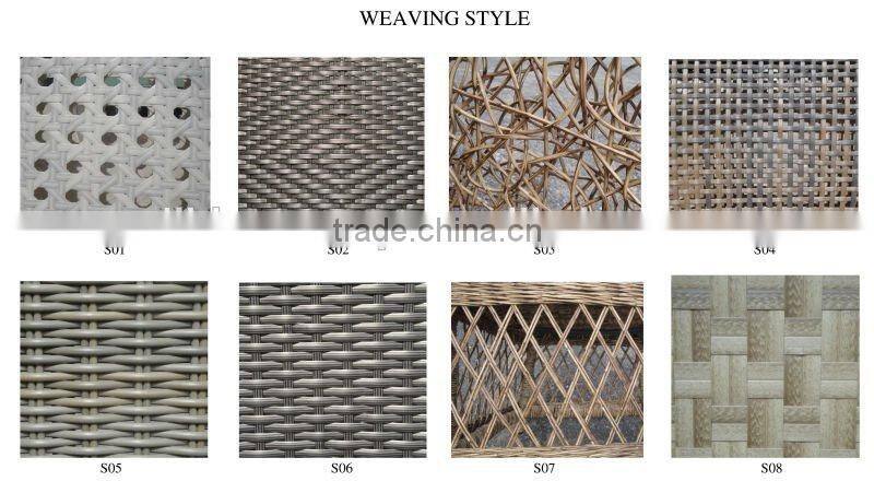 Outdoor Furniture Rattan Dining Table Set of 5pcs