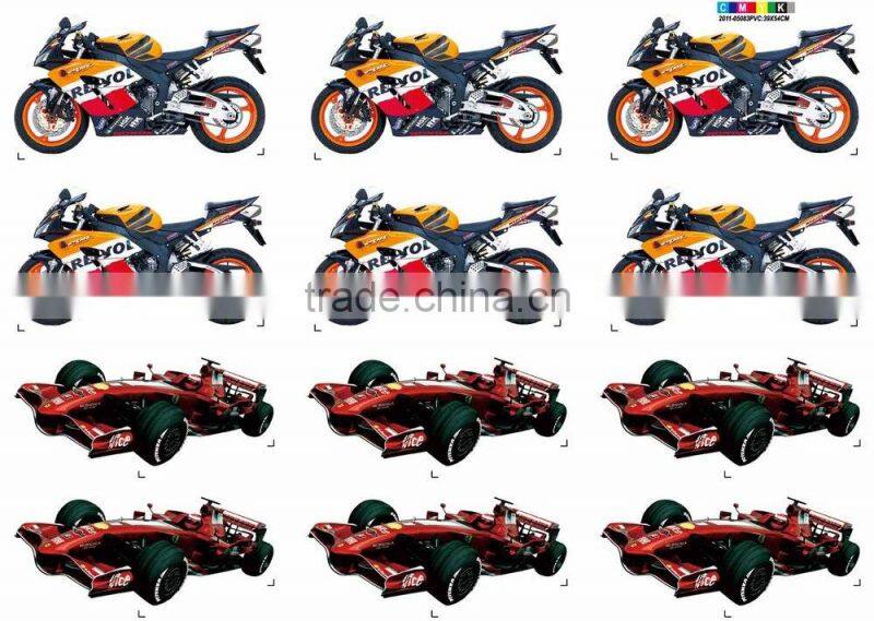 PVC+led Material and PVC led sticker Product Type custom pvc patch