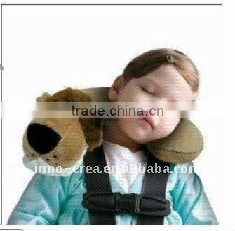 Travel Buddies Plush Children's Neck Pillow - Dog