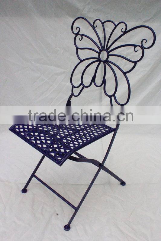 Metal butterfly chair
