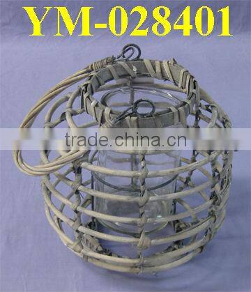 beautiful heart shape willow candle holder