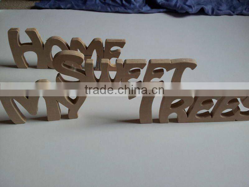 "home"decorative wooden alphabet letters for sale