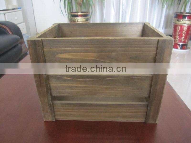 brown fir wood small wooden crates for sale