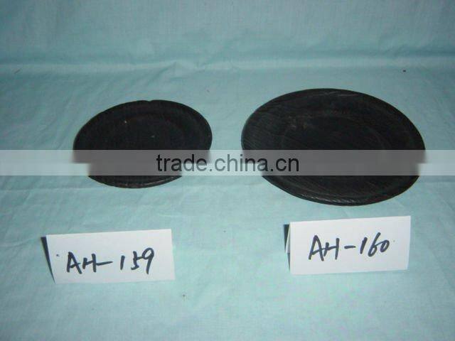useful carbonized wooden plate,food container