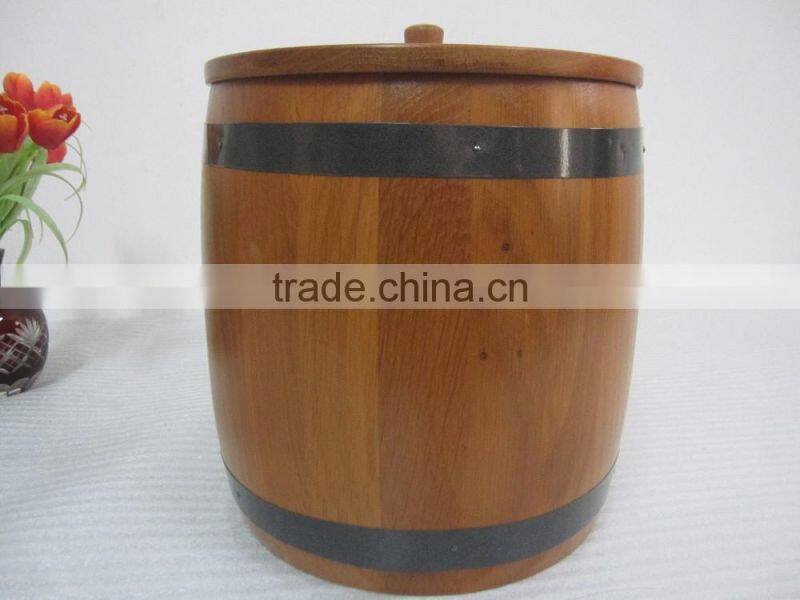 Antique wholesale wooden bucket ice bucket for beer