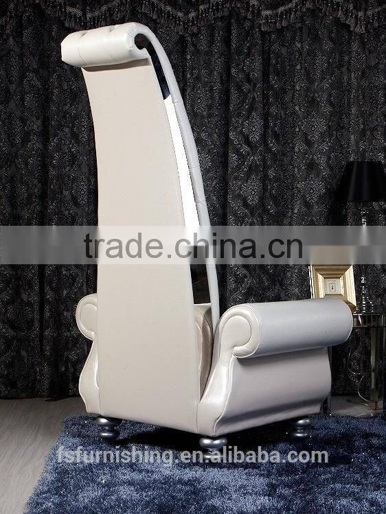 JR040 Wholesale Cheap king and queen chairs antique high button back chairs