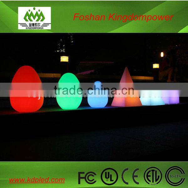 color changing rechargeable waterproof kids egg