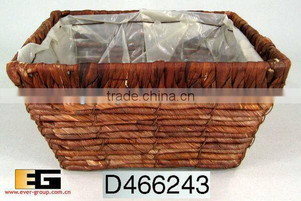 square banana leave garden planters/pots