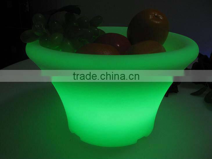 Flashing RGB LED fruit plate, LED fruit tray, LED fruit bowl