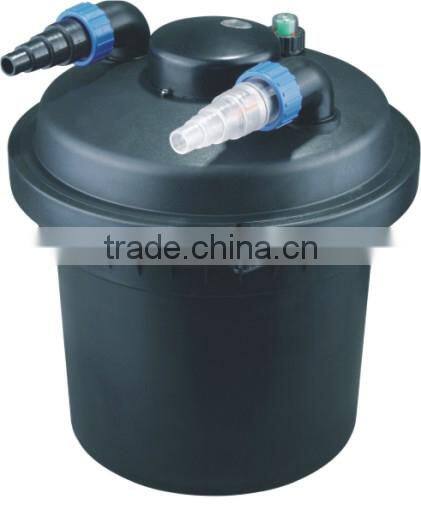 Cleaning pond bio press filter