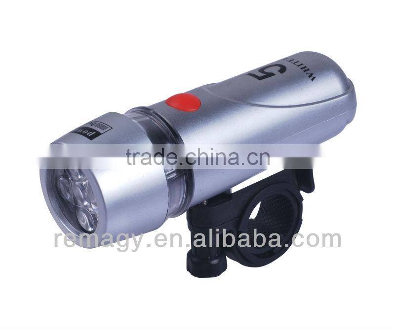 5 led bicycle head light