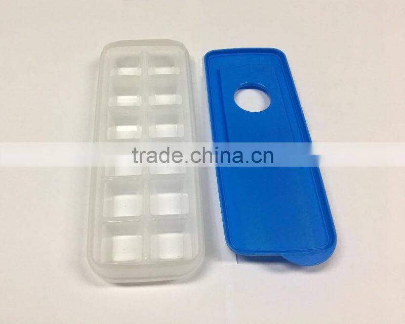New Design PP Lower Price Plastic Ice Cube Tray with lid