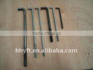 hot salling!!1/2x8 plain L shape bolt on hot sale