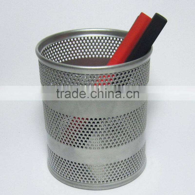 2014 high quality metal mesh office penholder