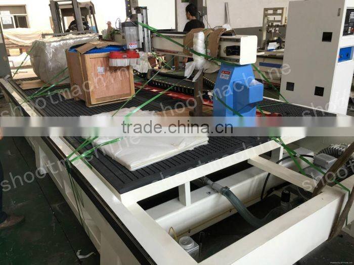 CNC Woodworking Router Machine SHCNCD-2040 with X Y working area 2000x4000mm and Z working area 200mm