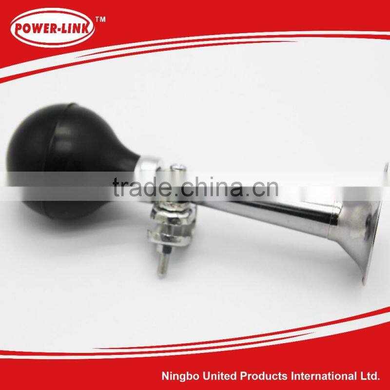 alloy with rubber bicycle bike trumpet