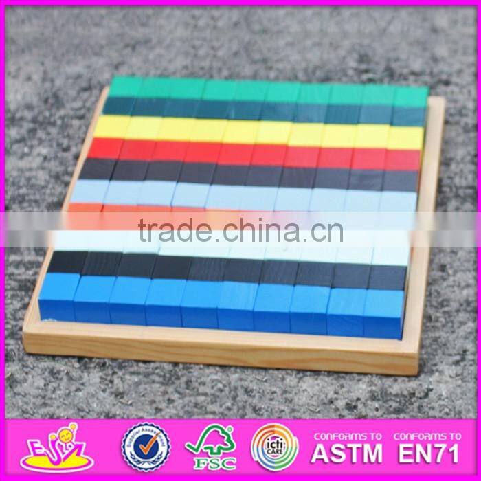 2016 new design 100 pieces arrange blocks children classic wooden toys W14A181