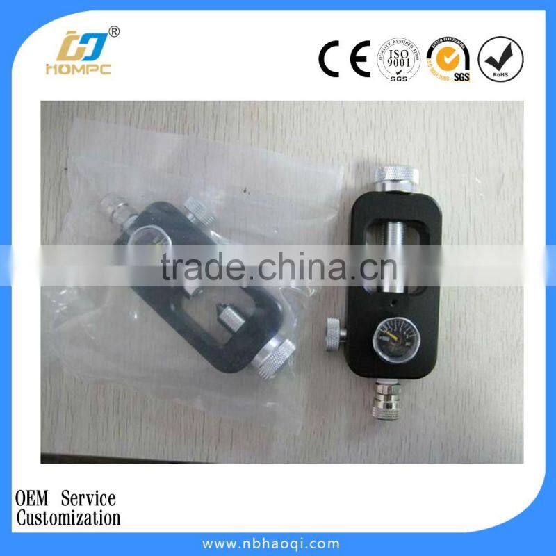 gas oxygen regulator for paintball