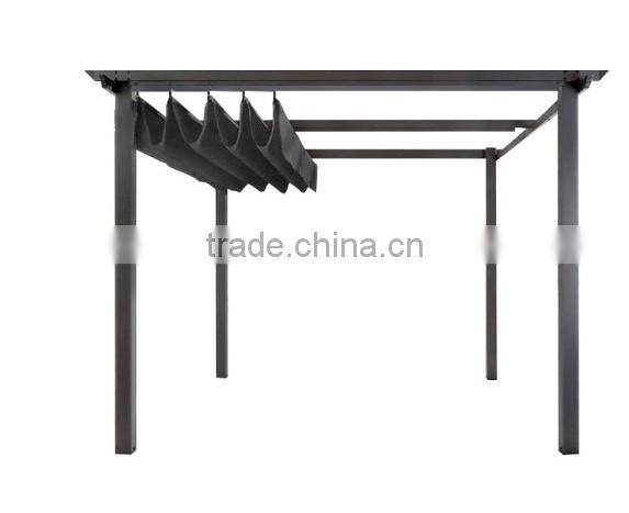 High quality black simple grap vine stand shed gazebo