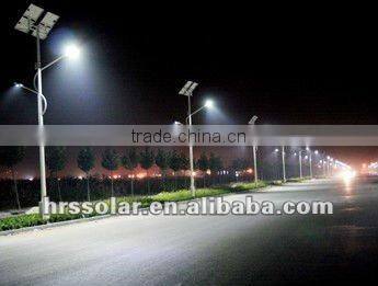 HRS-1010 CE RoHS Approval Solar Street Lamp Galvanized Steel Pole