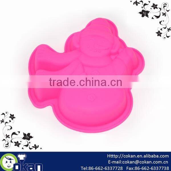 Snowman Shape Silicone Cake Mold CK-SL518-5