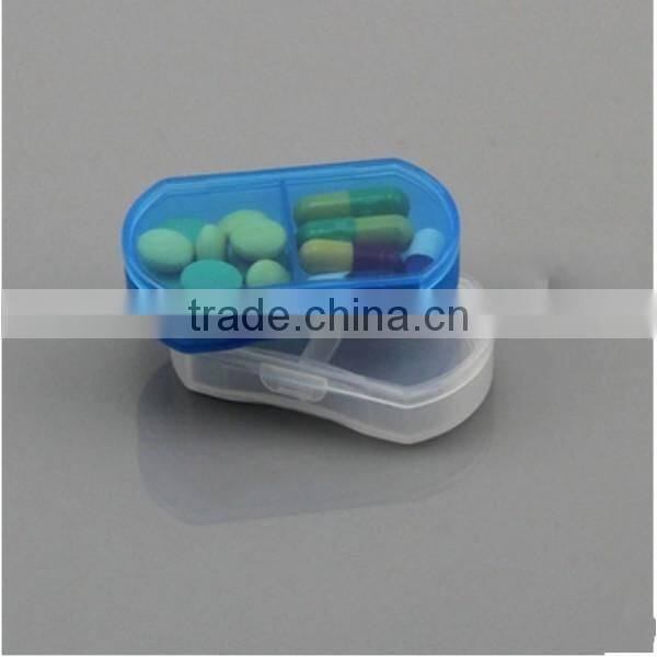 custom 2 compartment plastic pill box,custom mini plastic pill box,custom promotional plastic pill box supplier in China