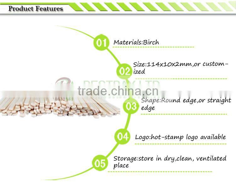 Safe wood Ice cream sticks