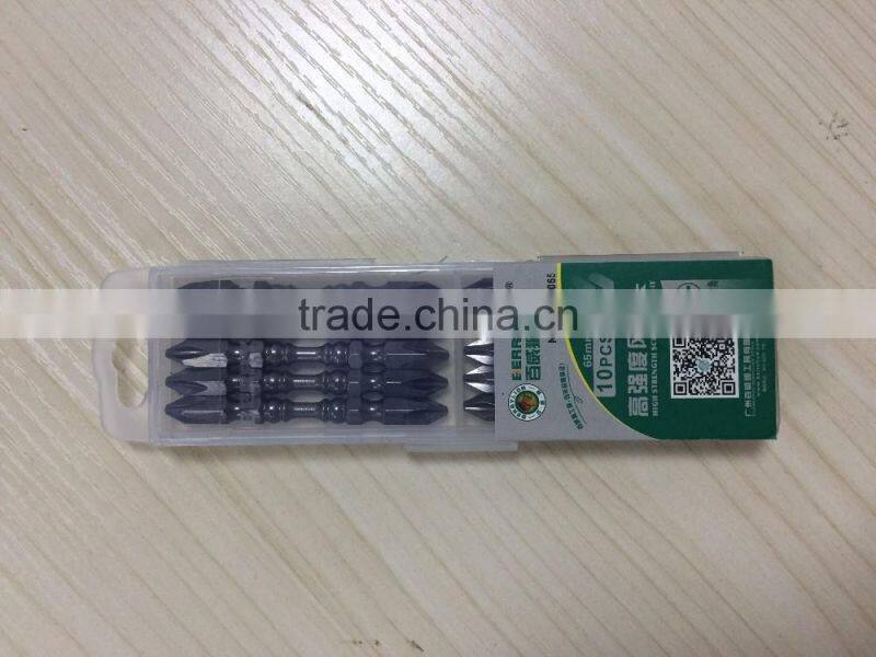 Best quality strong 65mm alloy screwdriver bit for wall