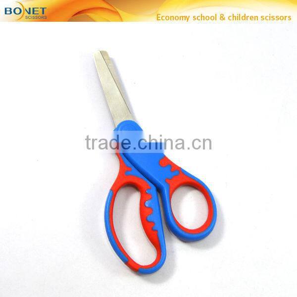 SSC0027 5-1/2" professional stainless steel two color PP handle office scissor