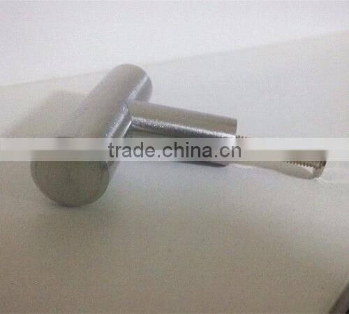 2" 12mm Solid Stainless Steel 201 T-Knob Drawn Pull 30020