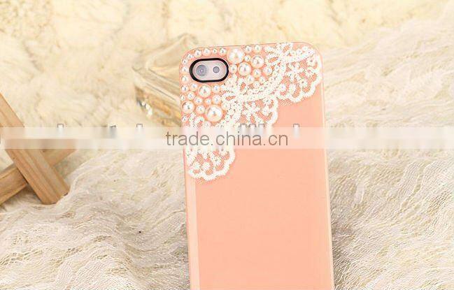 jewelry case for iphone lovely case for iphone 4g with lace