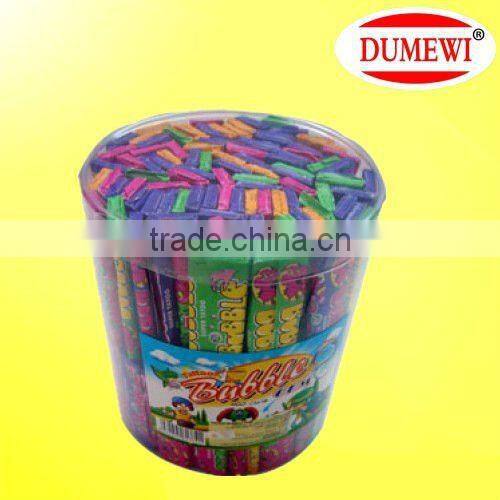 4.8g Fruity Long Stick Candy with Tattoo Bubble Gum