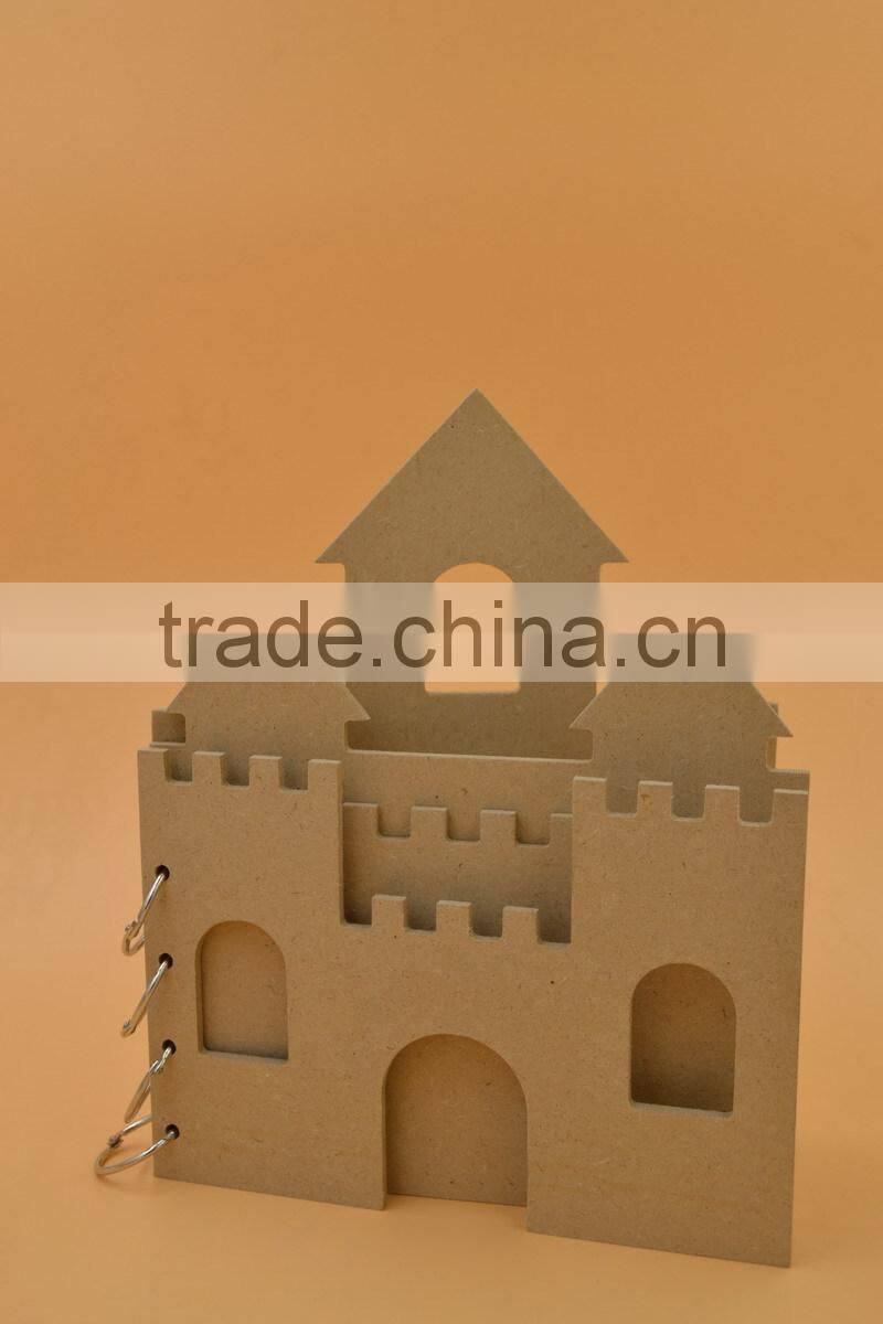 wooden deco, MDF craft,DIY wood crafts sticker by child