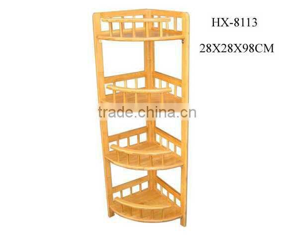 bamboo bathroom rack