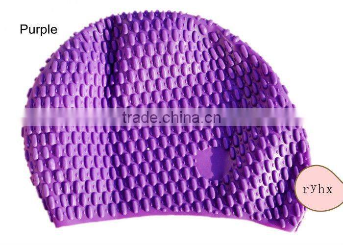 100% silicon swimming caps womens waterproof swim caps