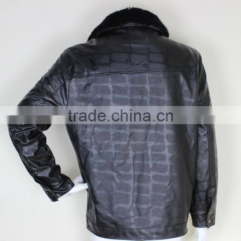 Cheap Pu Leather Jacket Hoodie Mens