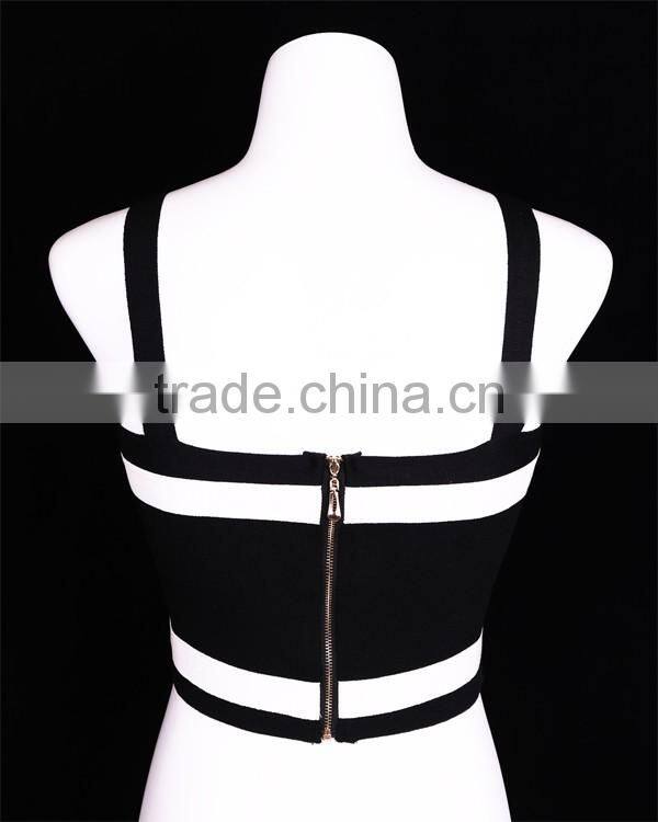 Custom High Quality Knitted Girls Tank Top