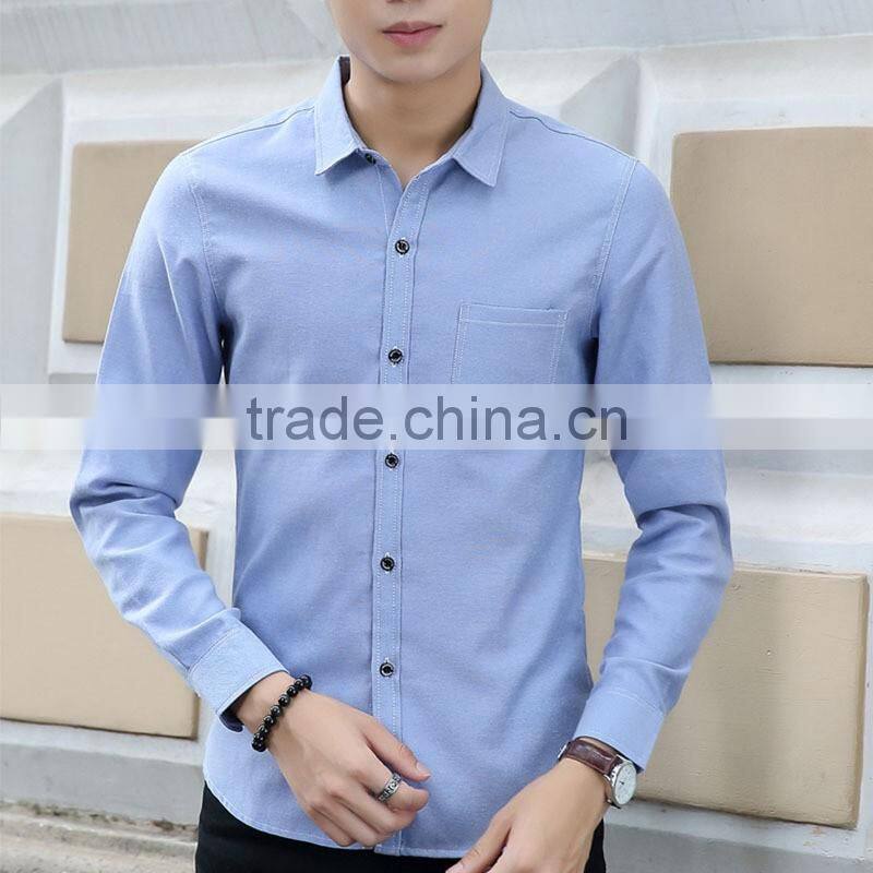 2016 high quality cotton latest design white business shirt long sleeve mens dress shirts