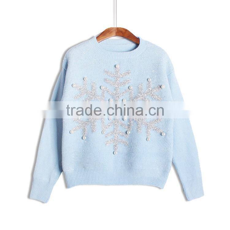 2017 Fashion Sweater New Design Winter Women Knitted Pullover Christmas Sweater