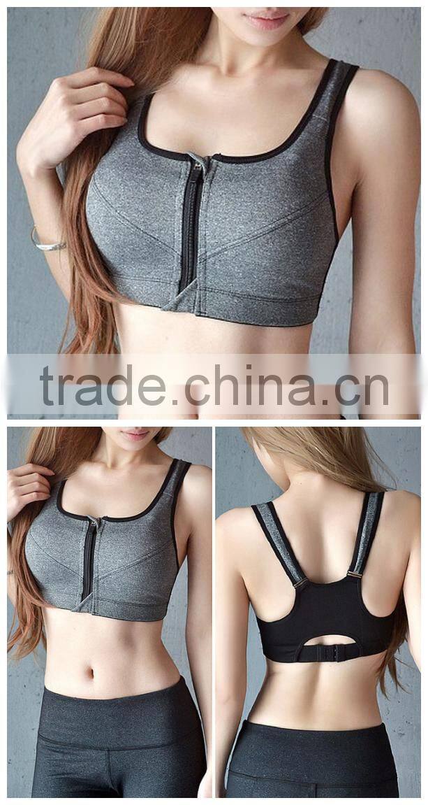 Top Sale high quality women sport bra high impact support raceback workout yoga bra