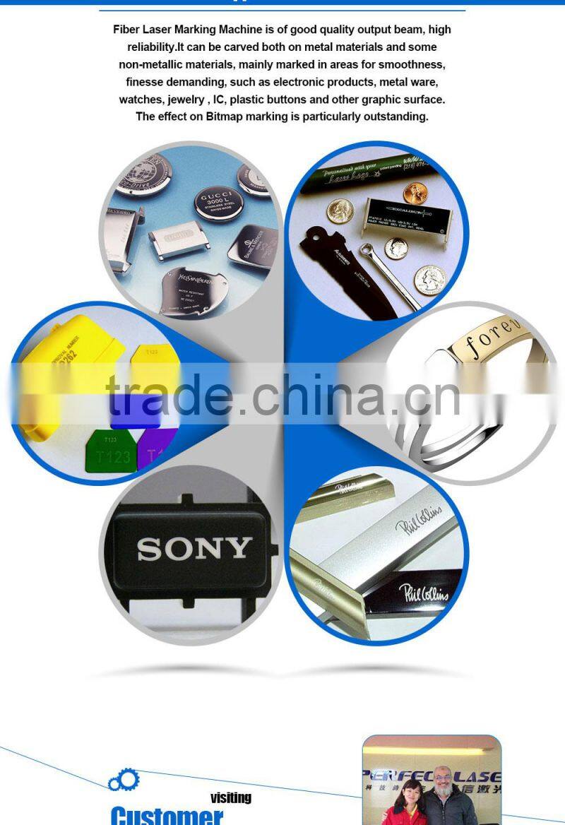 Metal material marking name plate laser mark system