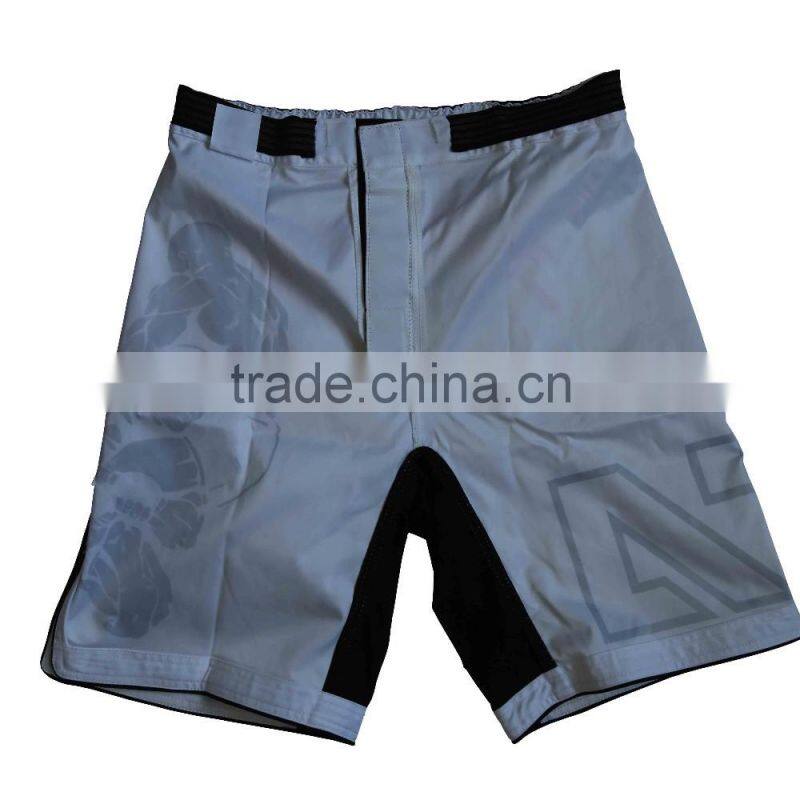 high quality 100% polyester mma shorts custom logo muay thai shorts latest design boxing shorts