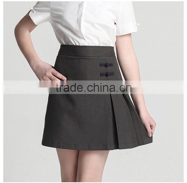 School girl skirt dress solid color all-match new design custom made