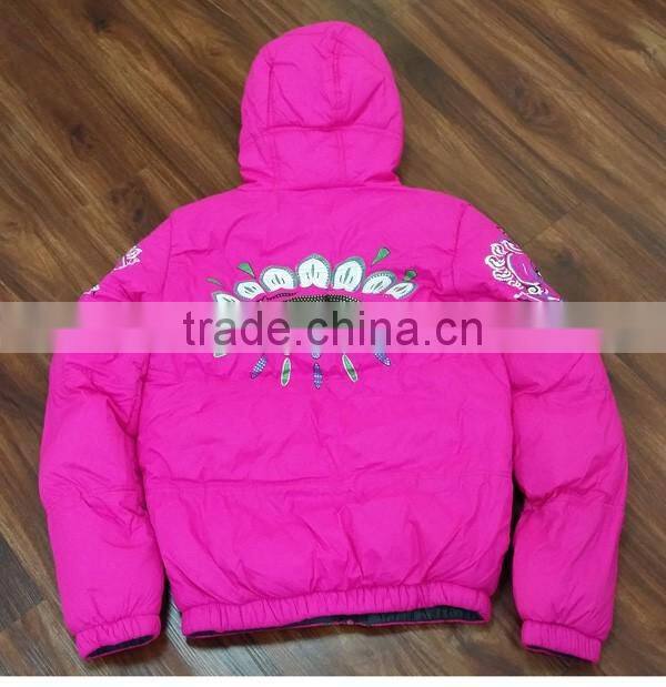 wholesale winter coat reversible style stock lot garments