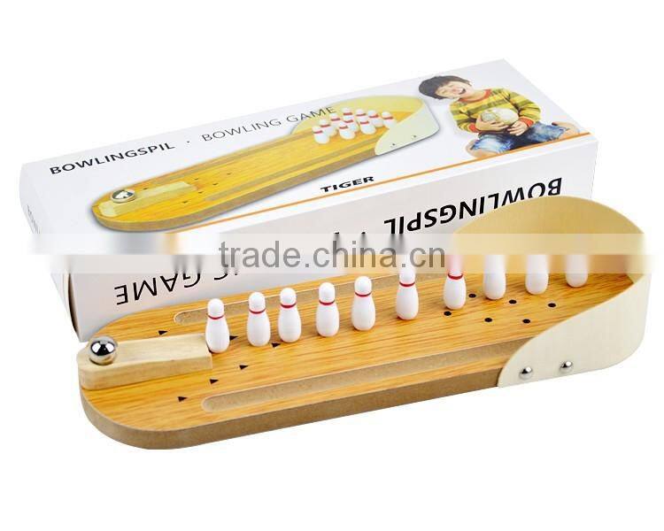wooden bowling toys table bowling table sport toys wooden table toys
