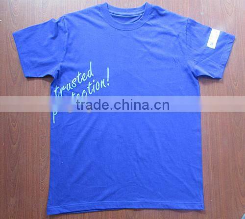 Short sleeve t shirt for men,with logo printing design,OEM service cotton t shirt sale