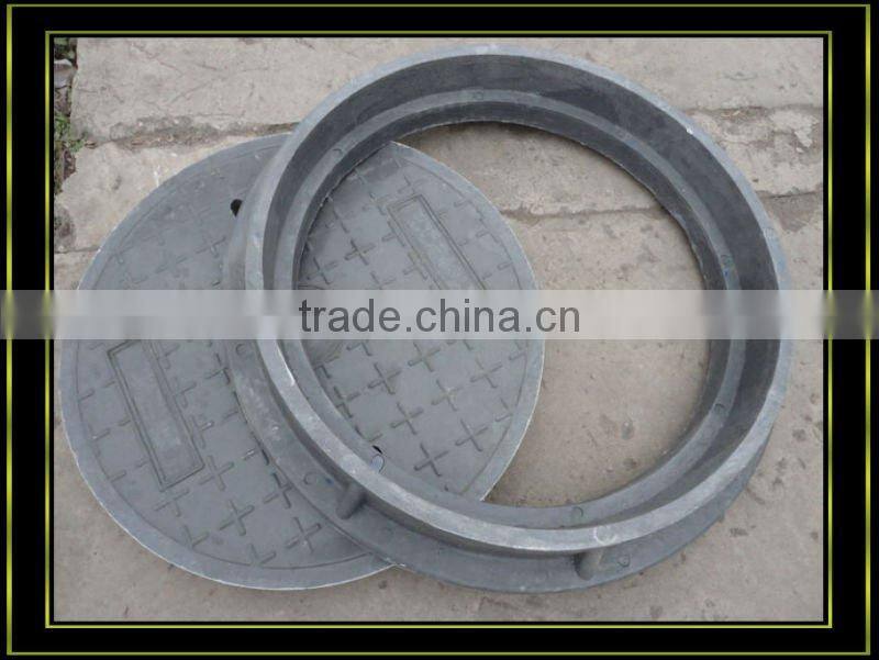 double seal round cast iron manhole cover